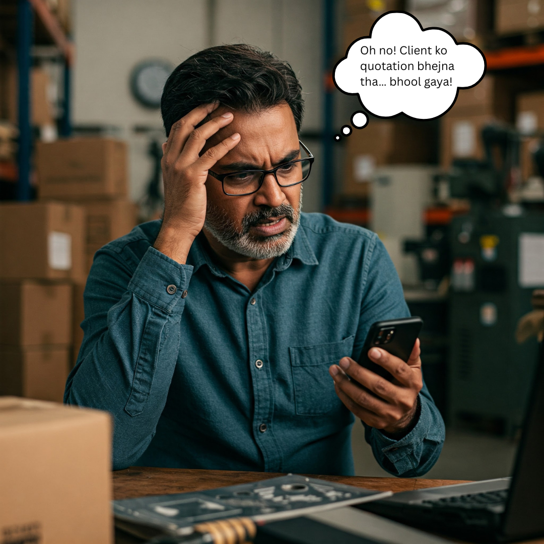 Missed opportunities due to forgotten quotations